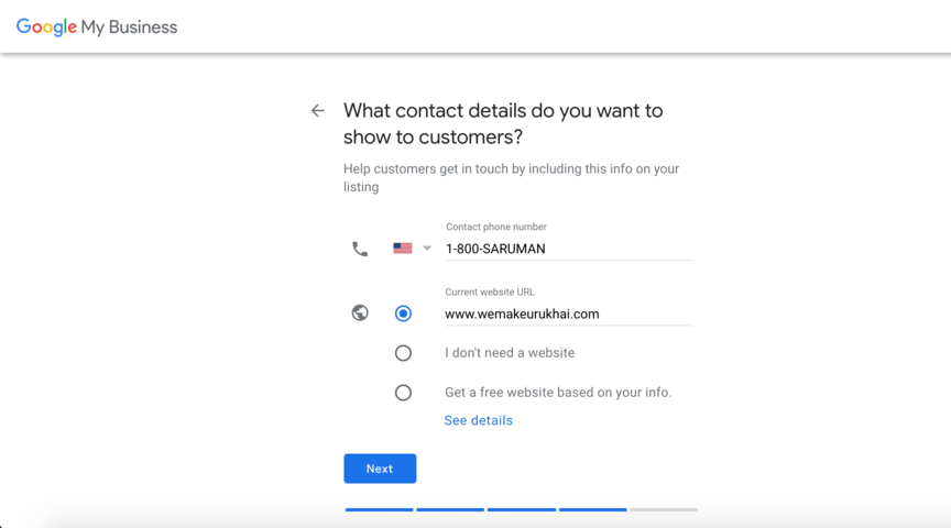 google my business setup page 6