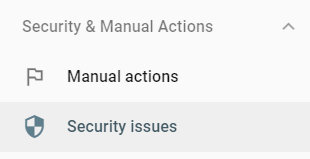 Security issues in Google Search Console