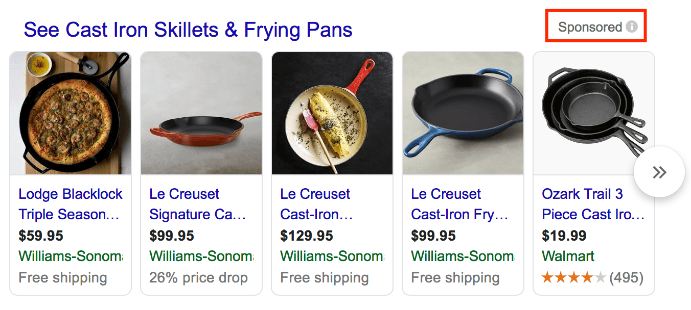 google shopping example 1