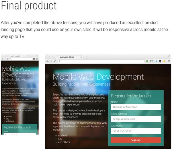 rst multi-device (responsive) web page.