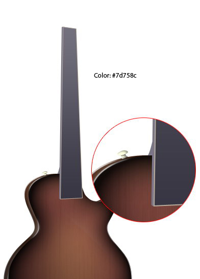 Shaping and Shading the Guitar's Neck