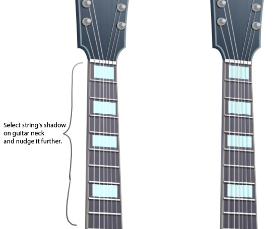 Draw the Guitar Strings