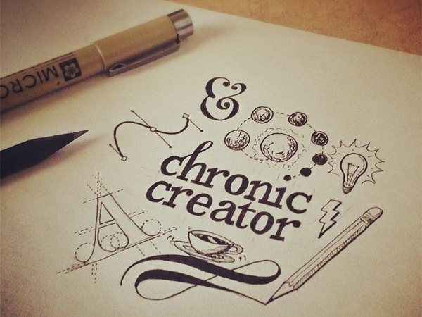 handlettered typography 01chroniccreator