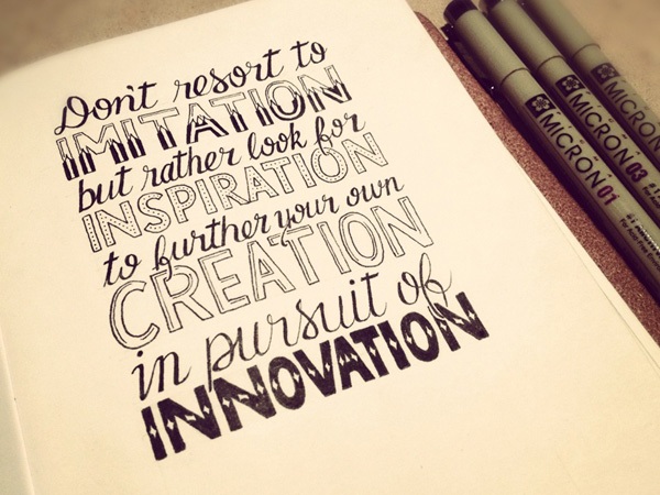 handlettered typography 08imitationinnovation