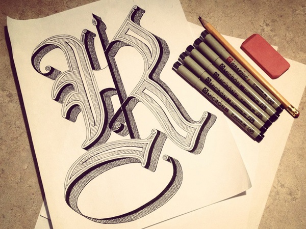 handlettered typography 11r