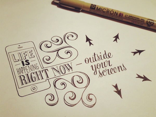 handlettered typography 17liferecreated