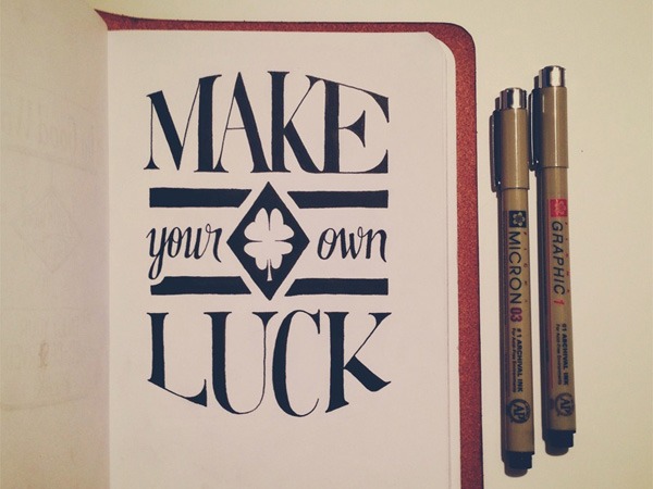 handlettered typography 19makeluck