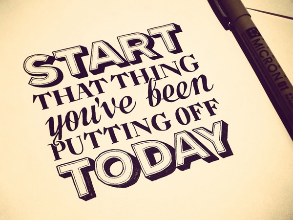 handlettered typography 24startthatthing