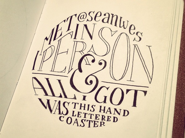 handlettered typography 26imetseanwes