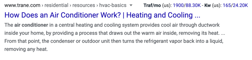 how does an air conditioner work seo result