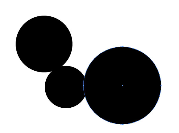 3 circles in Illustrator