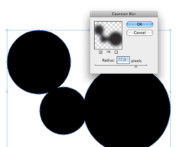 gaussian blur effect