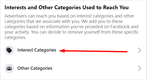 interest categories