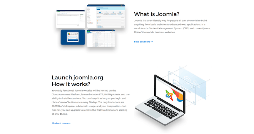 Joomla about page