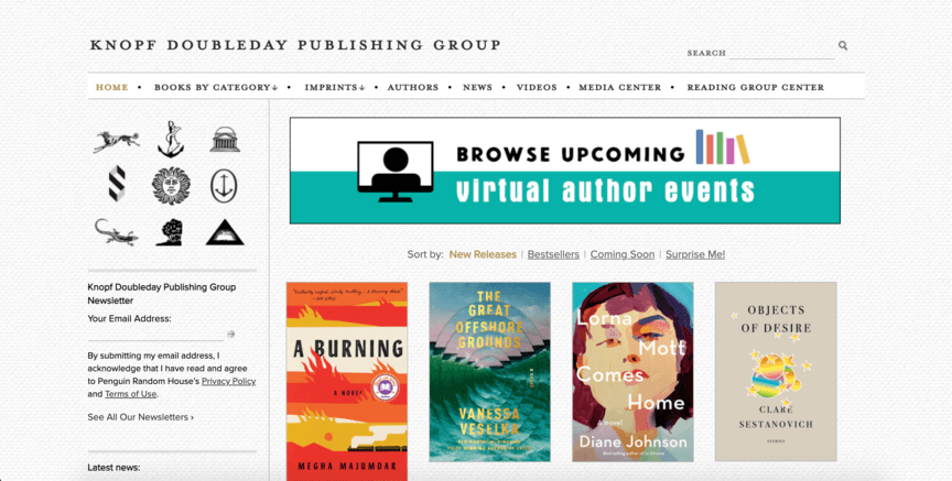 knopf doubleday desktop site