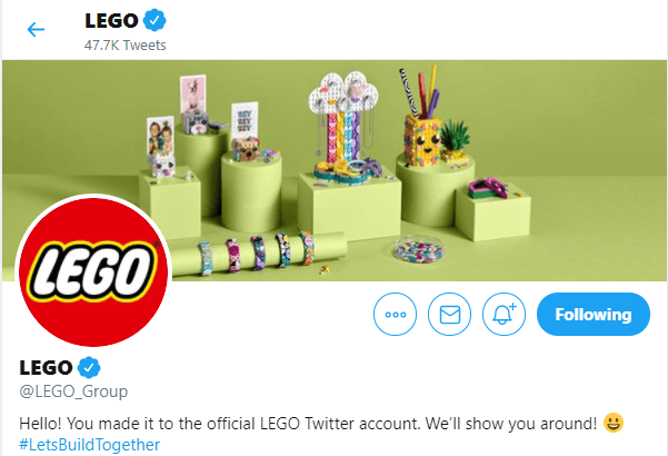 lego cover photo twitter