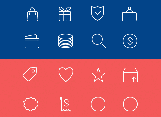 Ecommerce Line Icons