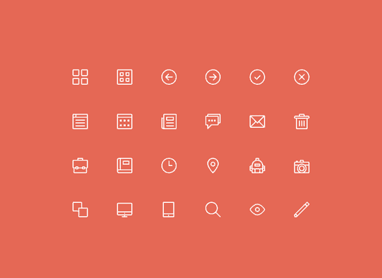 Free Skinny Icons