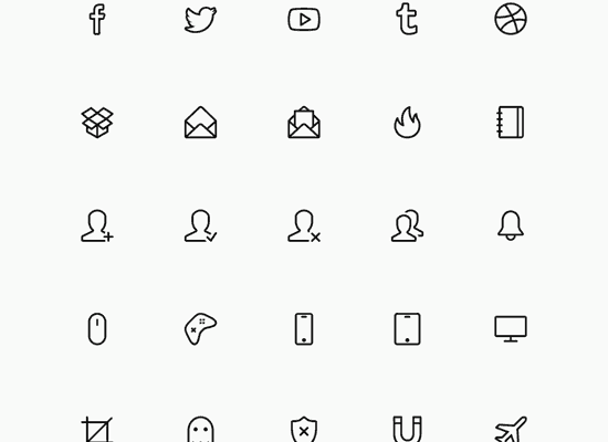 Simple Line Icons Set Vol. 4