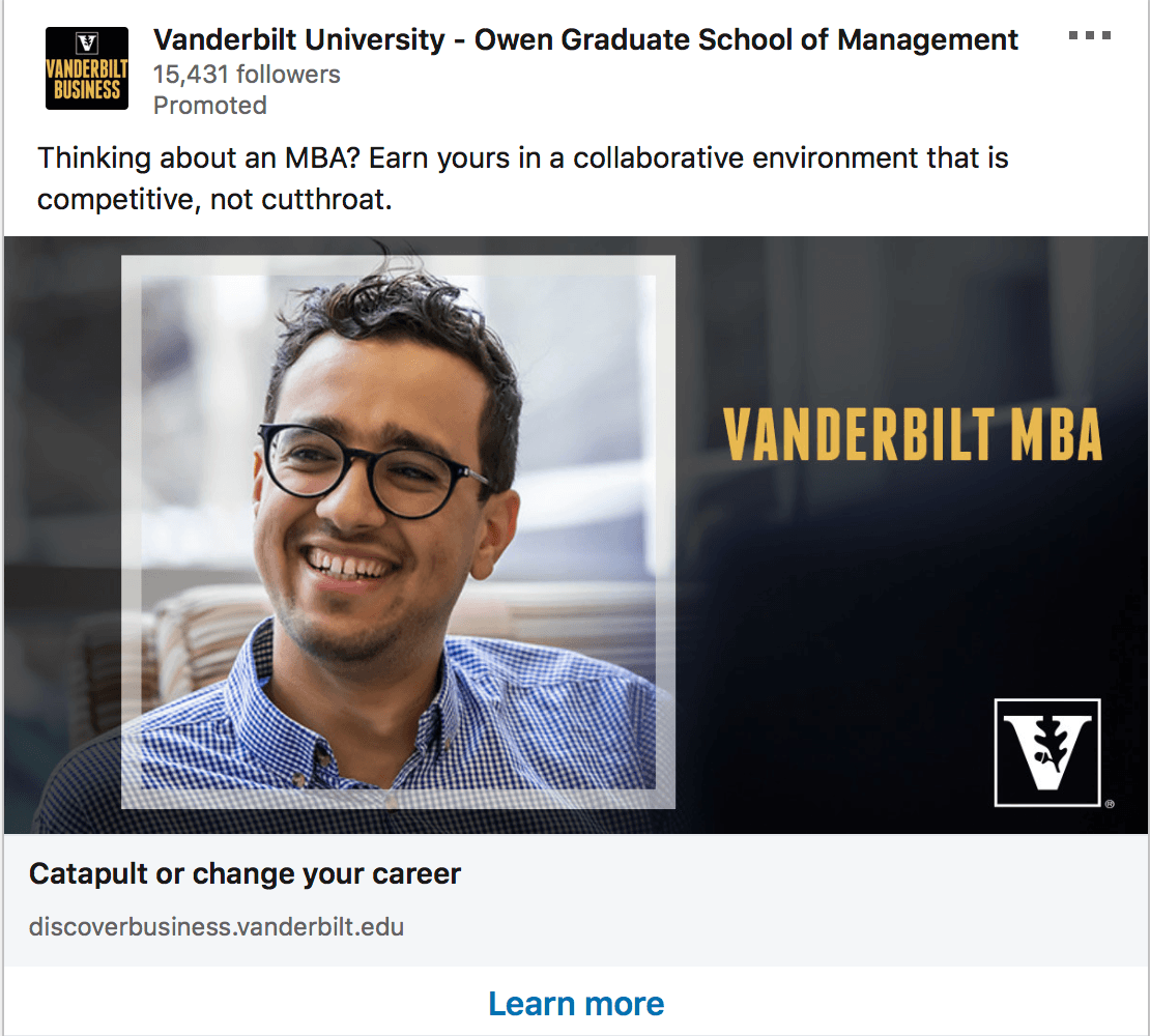 linkedin relevant ad