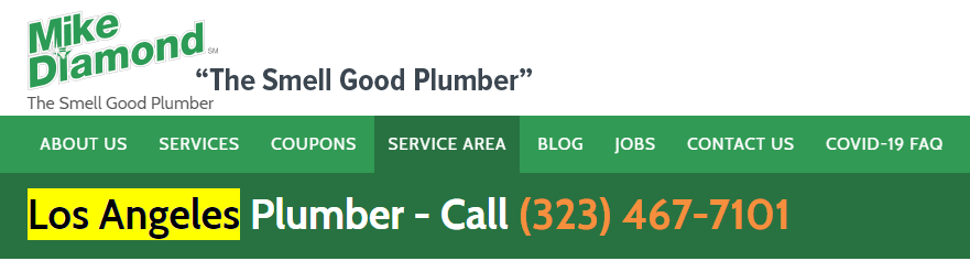 los angeles plumber