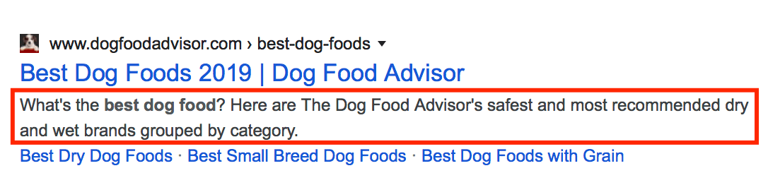meta description seo jargon