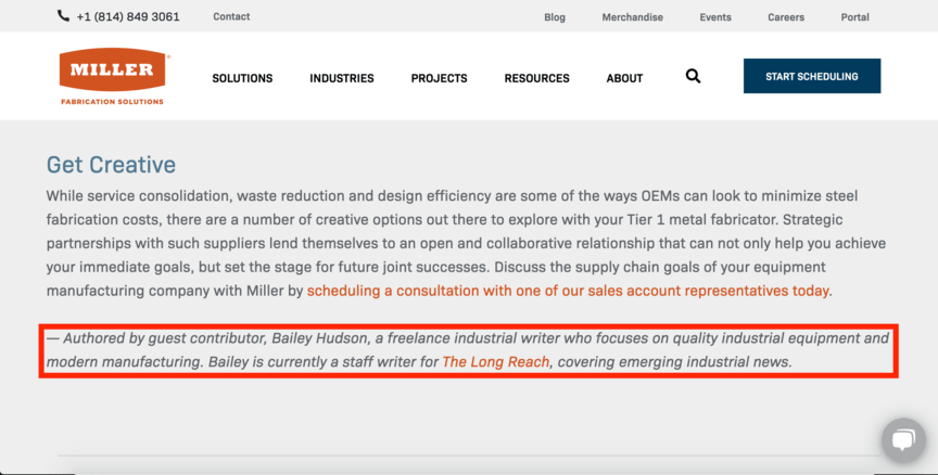miller fabrication guest contributor