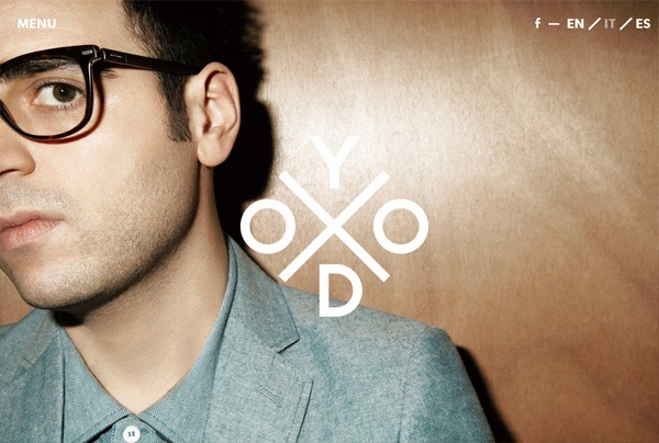 Example of Minimalism in web design: Oxydo