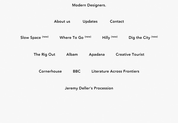 Minimalist design: Modern Designers