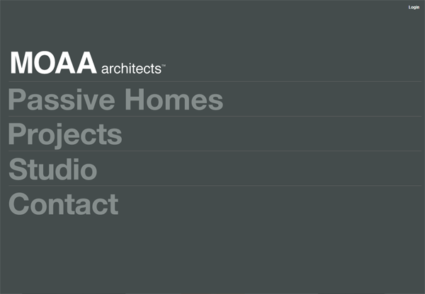 Minimalist design: MOAA Architects