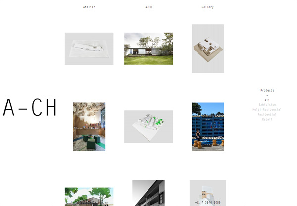 Minimalist design: A–CH