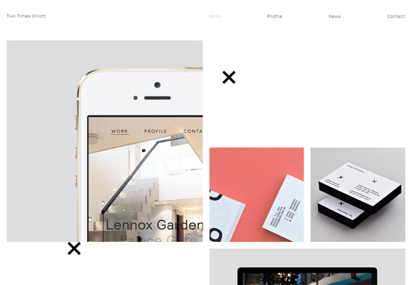 Minimalist design: Two Times Elliott