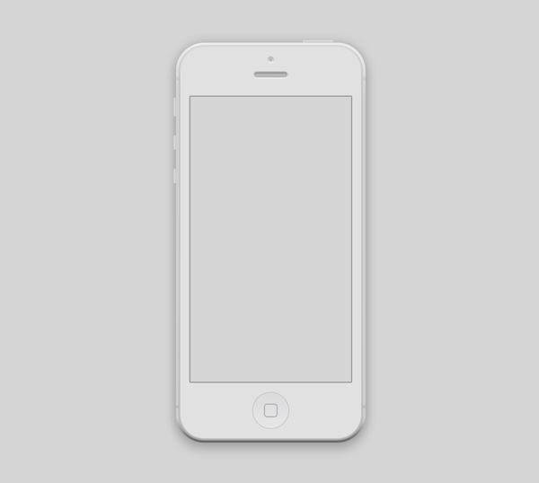 New free website graphics: iPhone 5 Mockup PSD