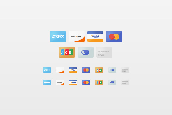 New free website graphics: Credit Card Icons