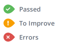 Off-page SEO checker icons