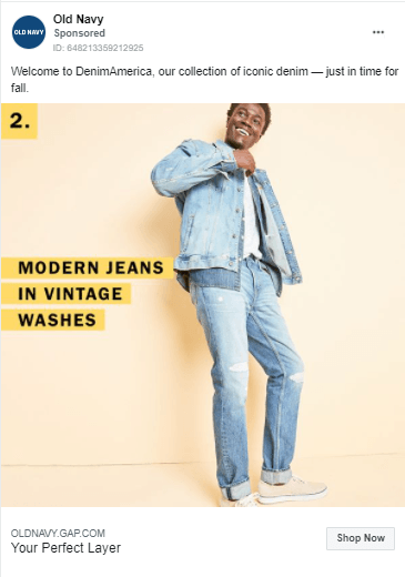 old navy denim example