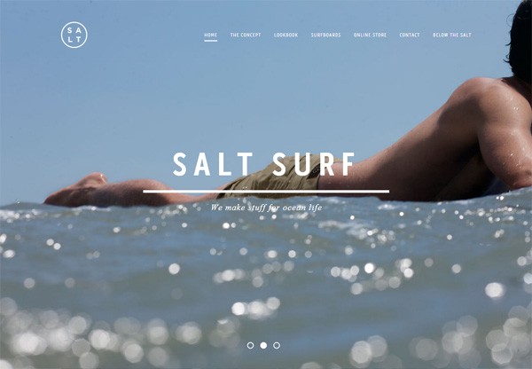 Online shop example: Salt Surf