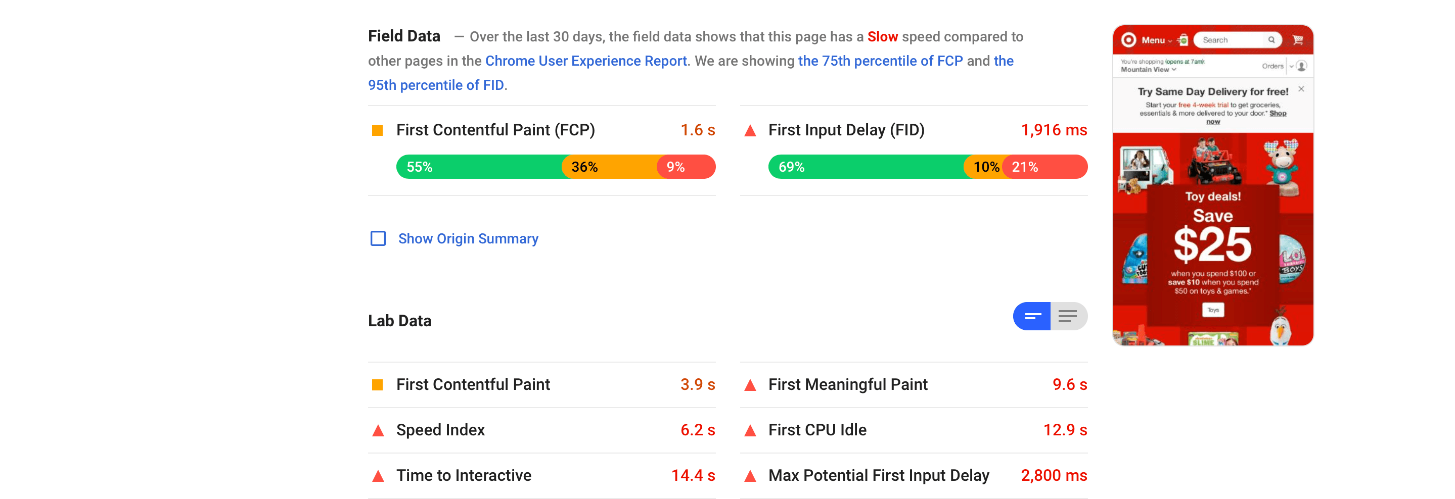 page speed google 2