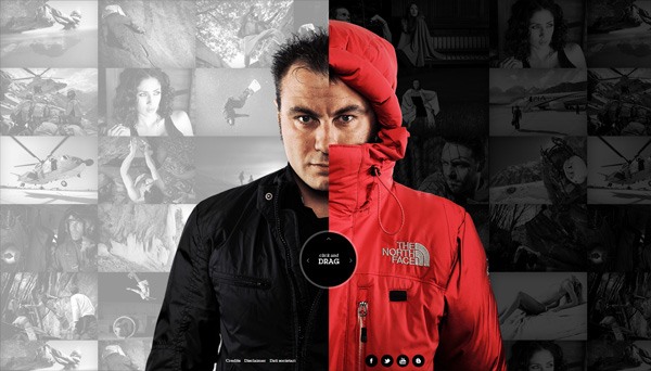 Example of photos of people in website design: Matteo Zanga