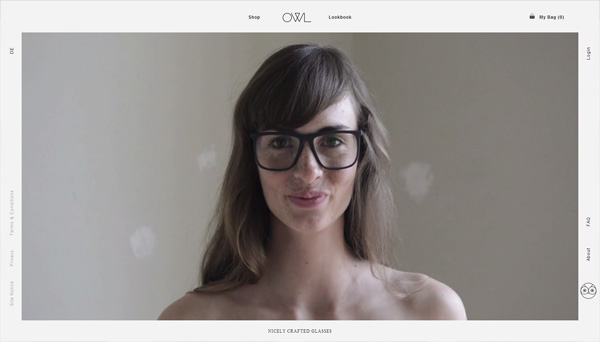 Example of photos of people in website design: OWL