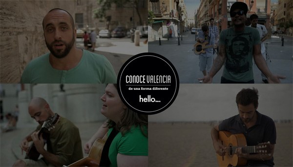 Example of photos of people in website design: Conoce Valencia