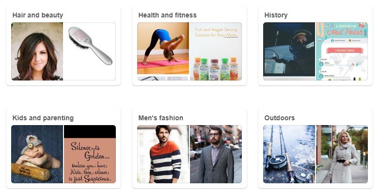 pinterest-categories