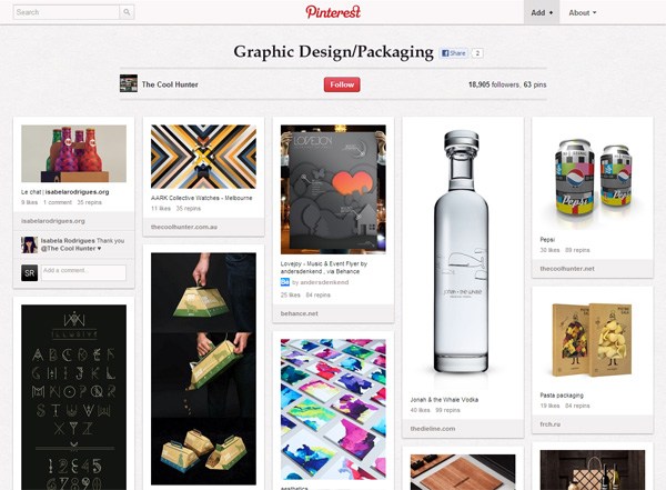 pinterest boards designers 07graphdesignpackag