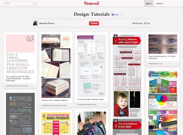 pinterest boards designers 24designtutorials