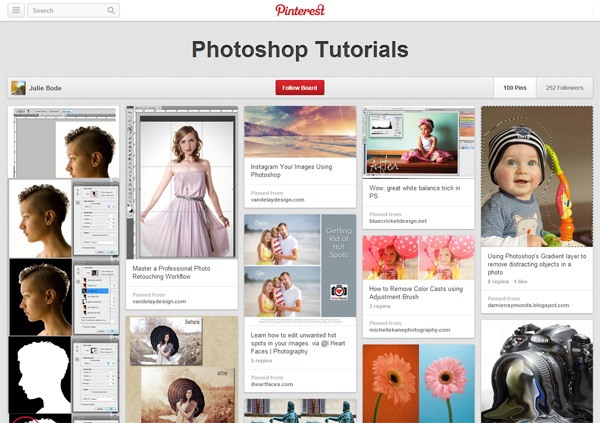 Pinterest Photoshop Tutorials