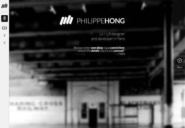 Portfolio design of Philippe Hong