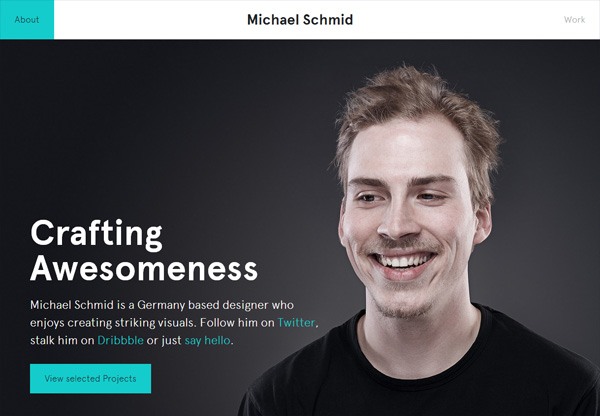 Portfolio design of Michael Schmid