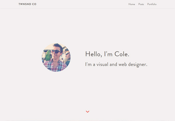 Portfolio design of Cole Townsend