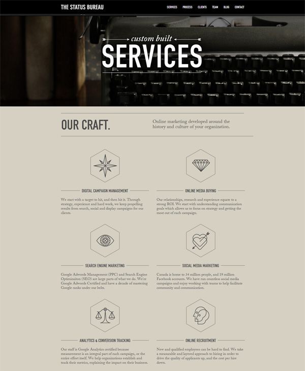 portfolio website design 07service page example statusbeur