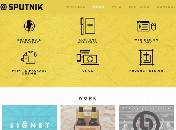 portfolio website design 24services section sputnik